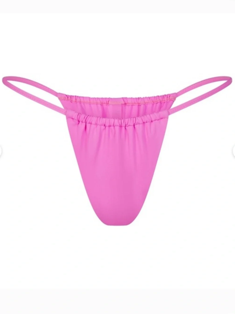 SKIMS 🩷 String Bikini Bottoms Neon Orchid Medium NWT - Picture 2 of 8